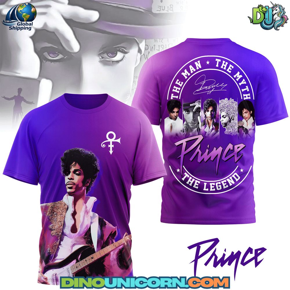 Prince The Man The Myth The Legend T-Shirt Hoodie Or Zip-up Hoodie NNA