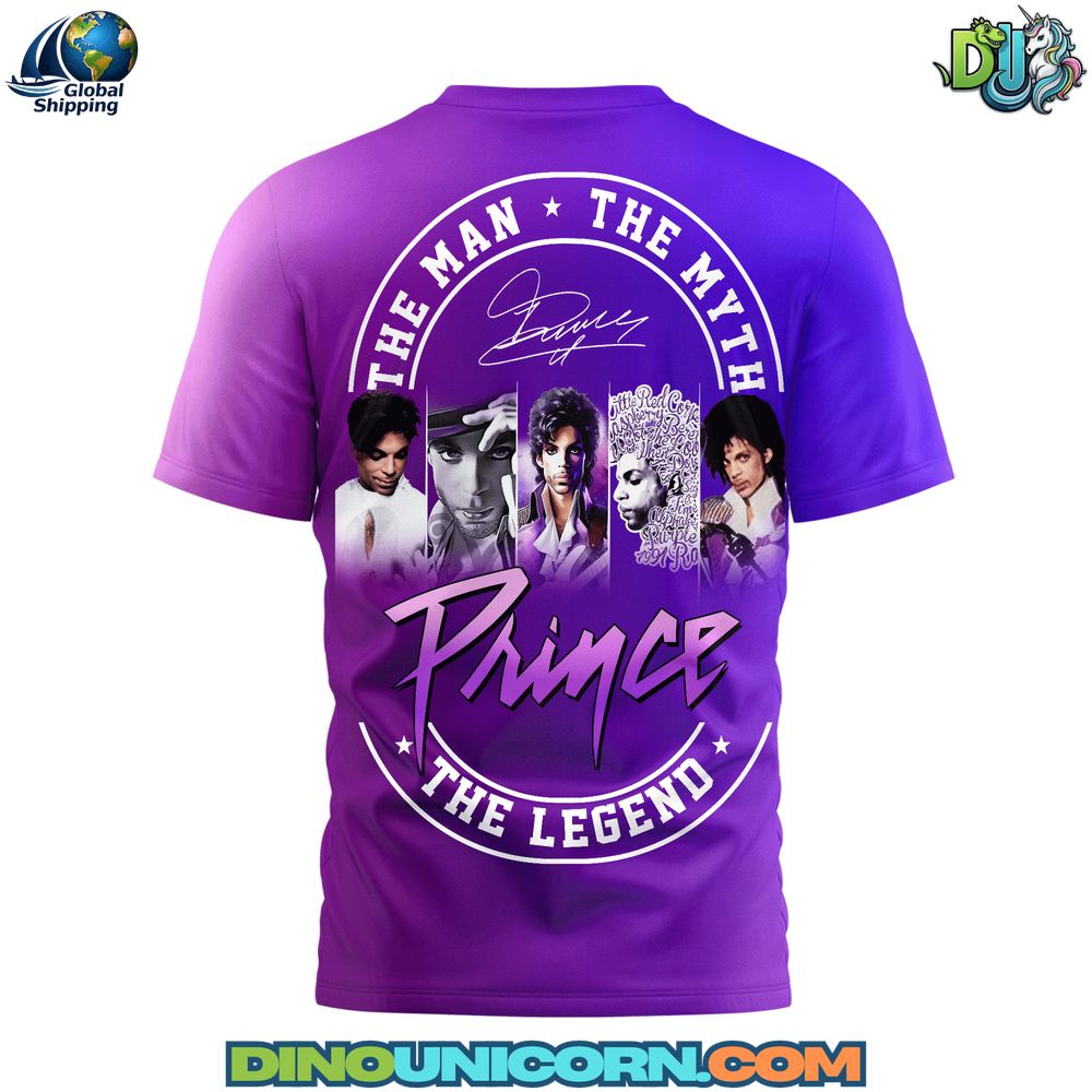 Prince The Man The Myth The Legend T-Shirt Hoodie Or Zip-up Hoodie NNA - Image 4