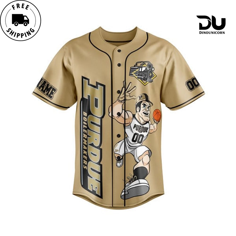 Purdue Boiler Makers Baseball Jersey NNA Shirt - Image 2