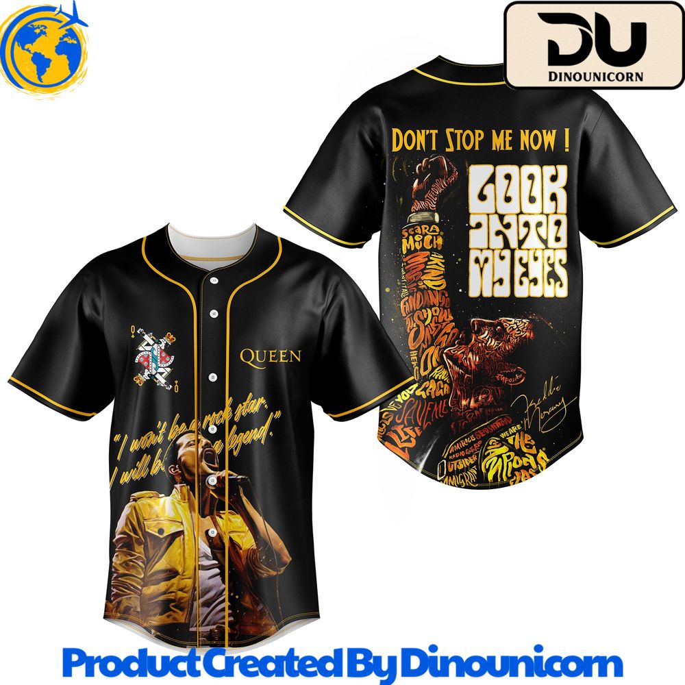 Queen Rock Band Baseball Jersey NNA - Image 2