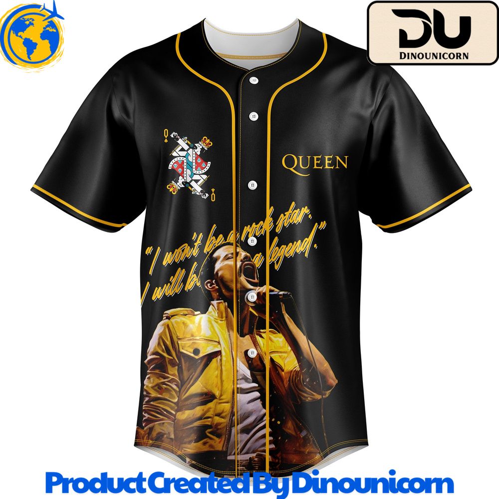 Queen Rock Band Baseball Jersey NNA - Image 3