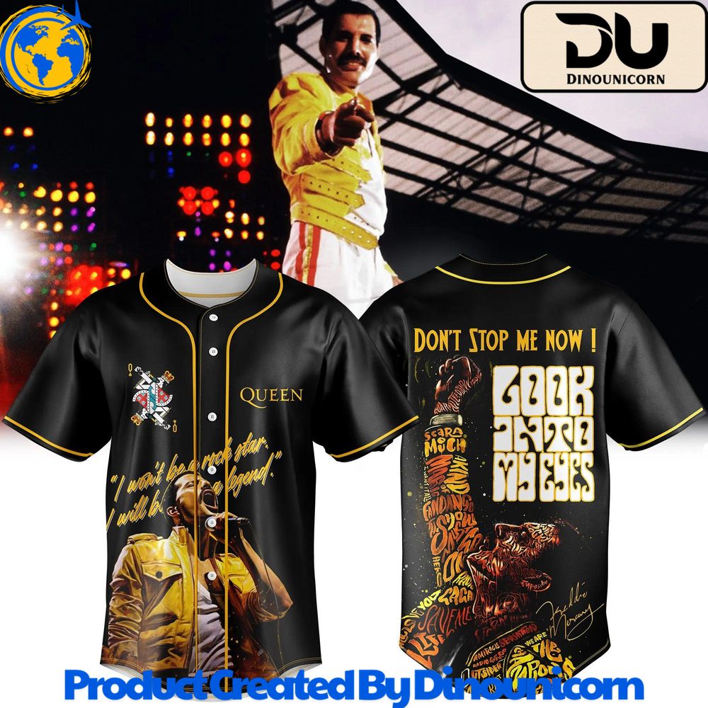 Queen Rock Band Baseball Jersey NNA