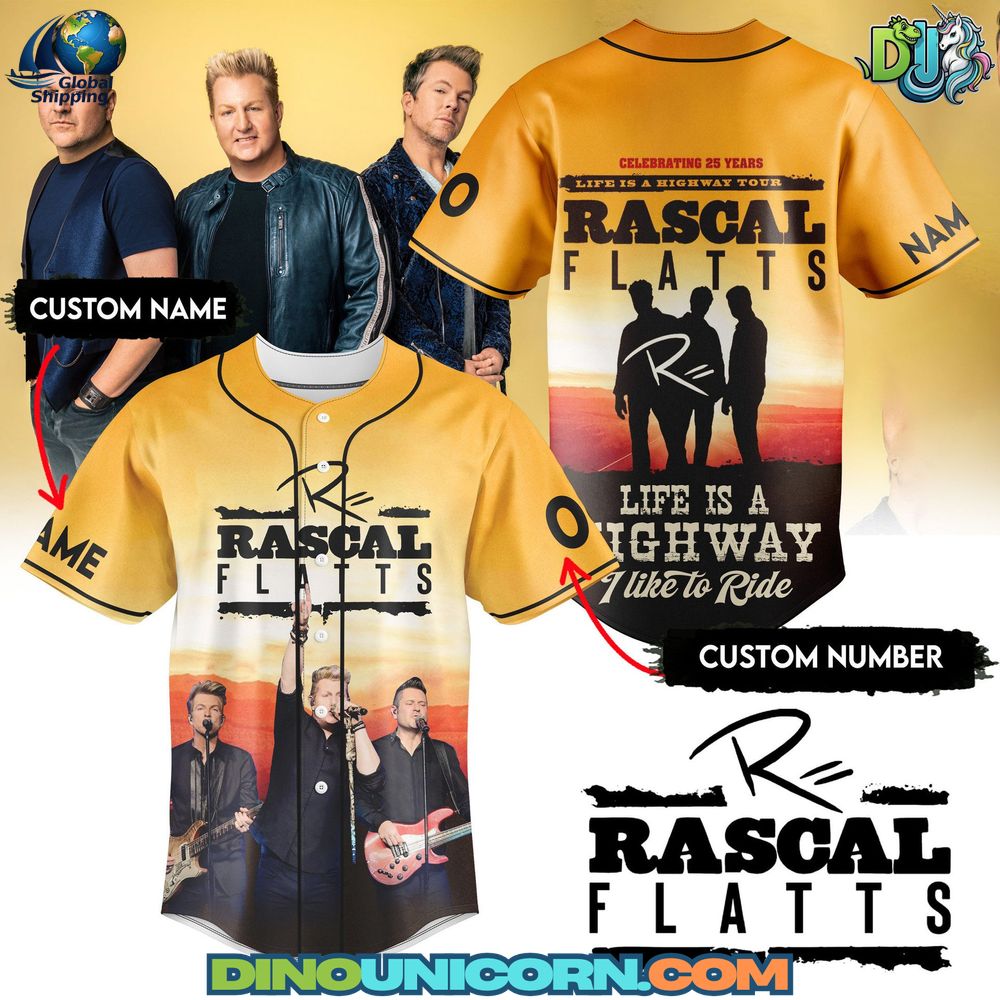 Rascal Flatts Baseball Jersey NNA