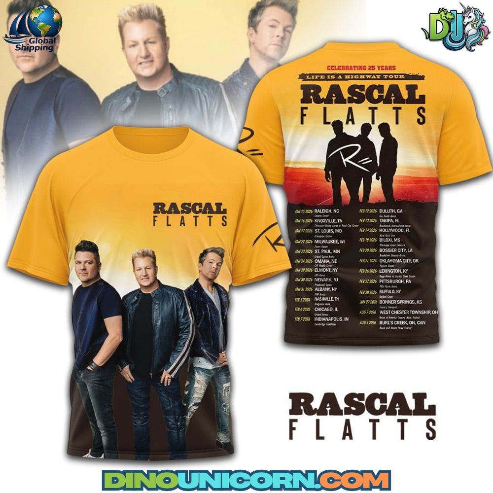 Rascal Flatts T-Shirt Hoodie Or Zip-up Hoodie NNA