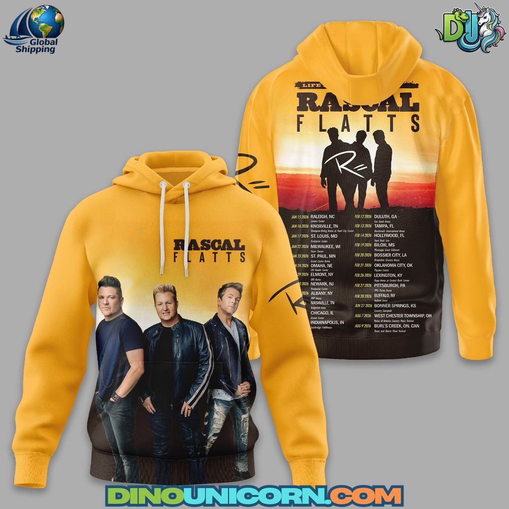 Rascal Flatts T-Shirt Hoodie Or Zip-up Hoodie NNA - Image 3