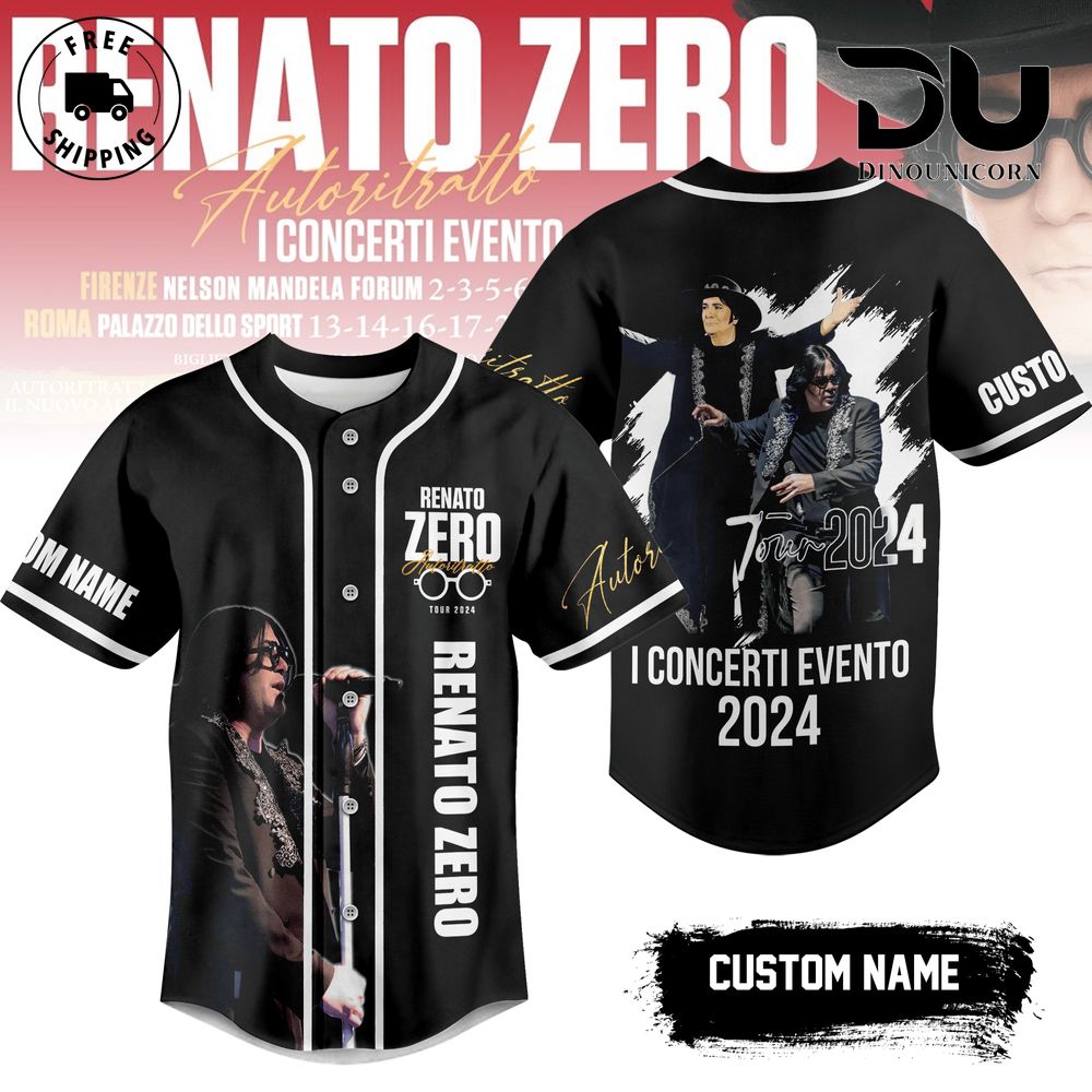 Renato Zero Tour  Baseball Jersey NNA Shirt