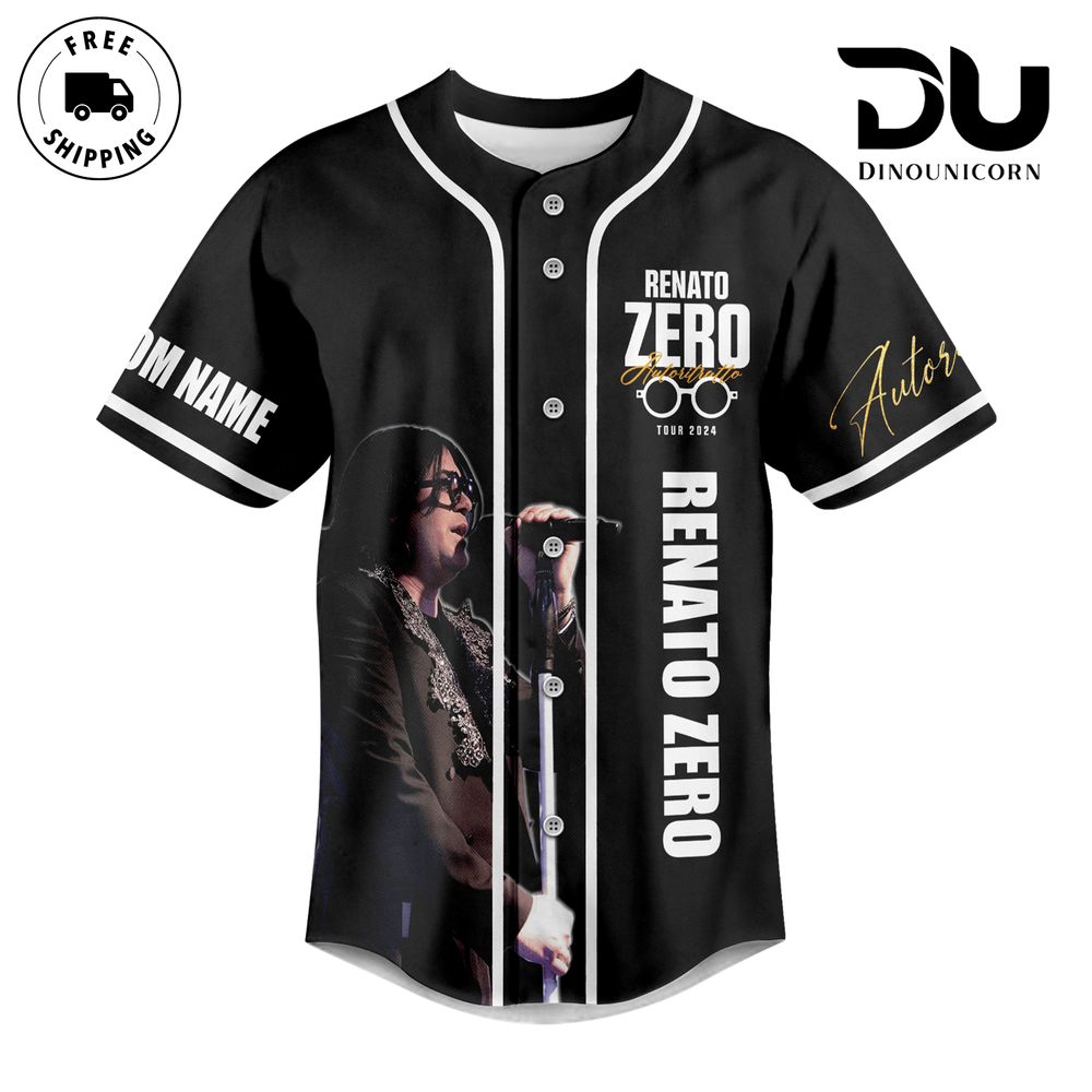 Renato Zero Tour Baseball Jersey NNA Shirt - Image 3
