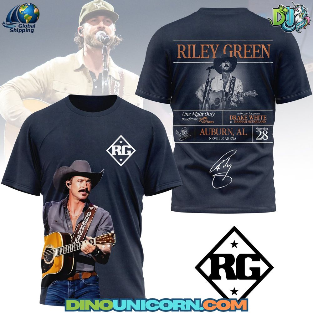 Riley Green T-Shirt Hoodie Or Zip-up Hoodie NNA