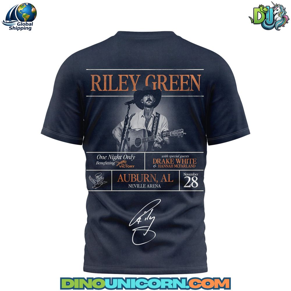 Riley Green T-Shirt Hoodie Or Zip-up Hoodie NNA - Image 3
