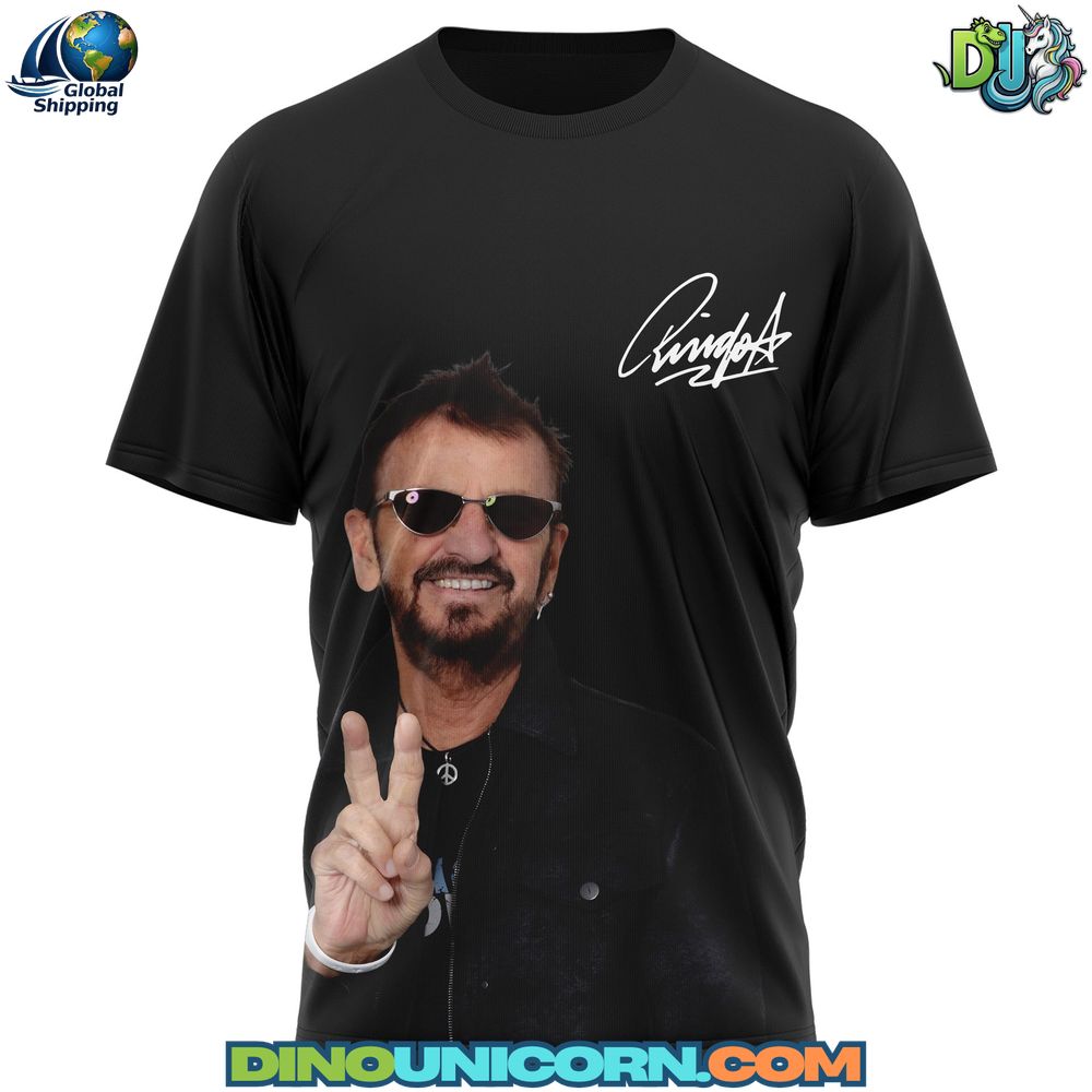 Ringo Starr T-Shirt Hoodie Or Zip-up Hoodie NNA - Image 2