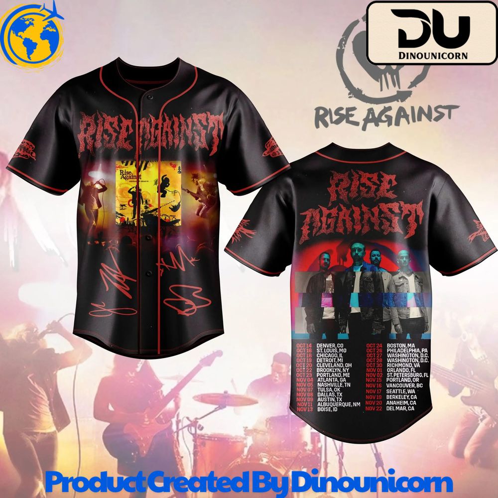 Rise Against Baseball Jersey NNA