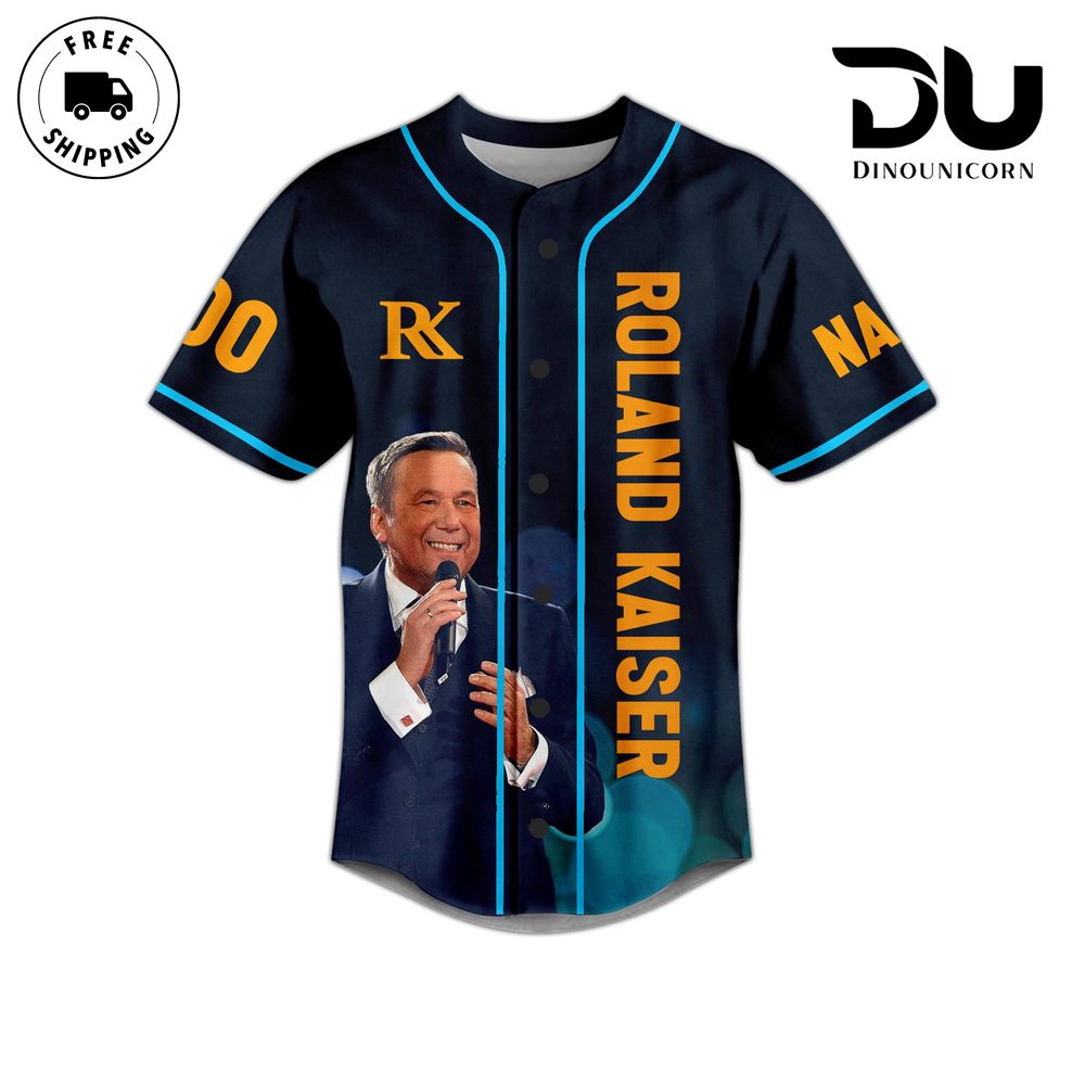 Roland Kaiser 50 Jahre 50 Hits Baseball Jersey NNA - Image 2