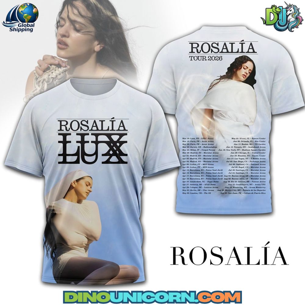 Rosalia Lux Tour T-Shirt Hoodie Or Zip-up Hoodie NNA
