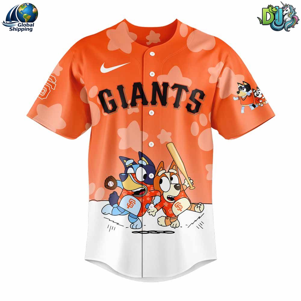 SF Gts Blu3y and Bingo Baseball Jersey NNA - Image 2