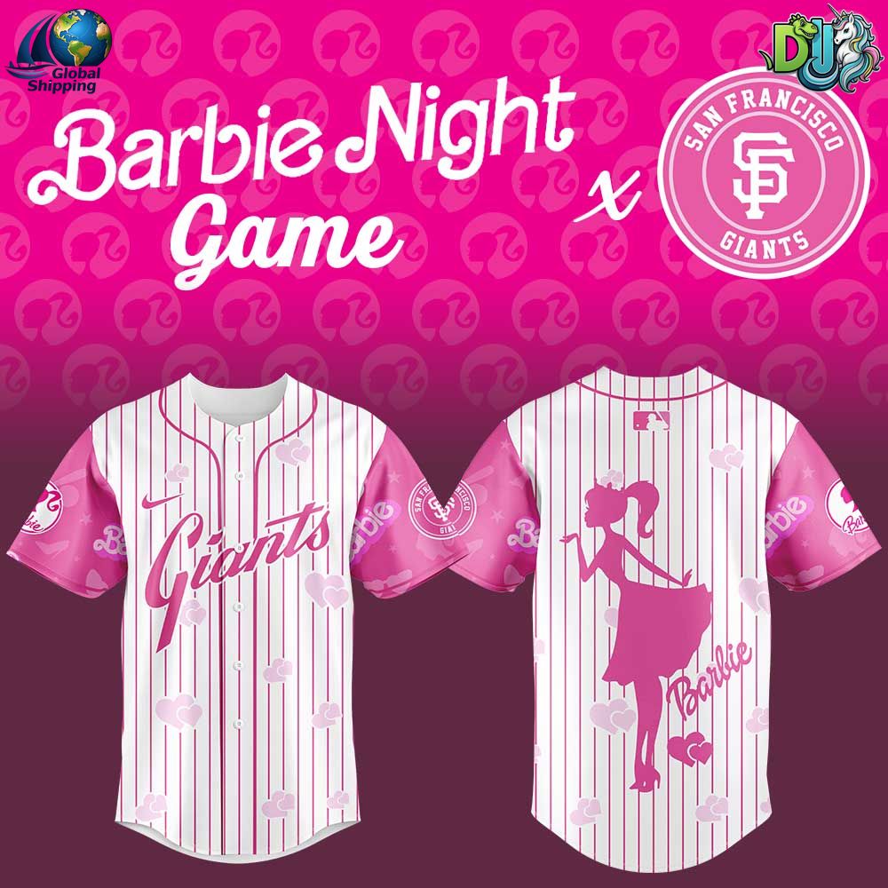 SF Gts x Barbie Baseball Jersey NNA