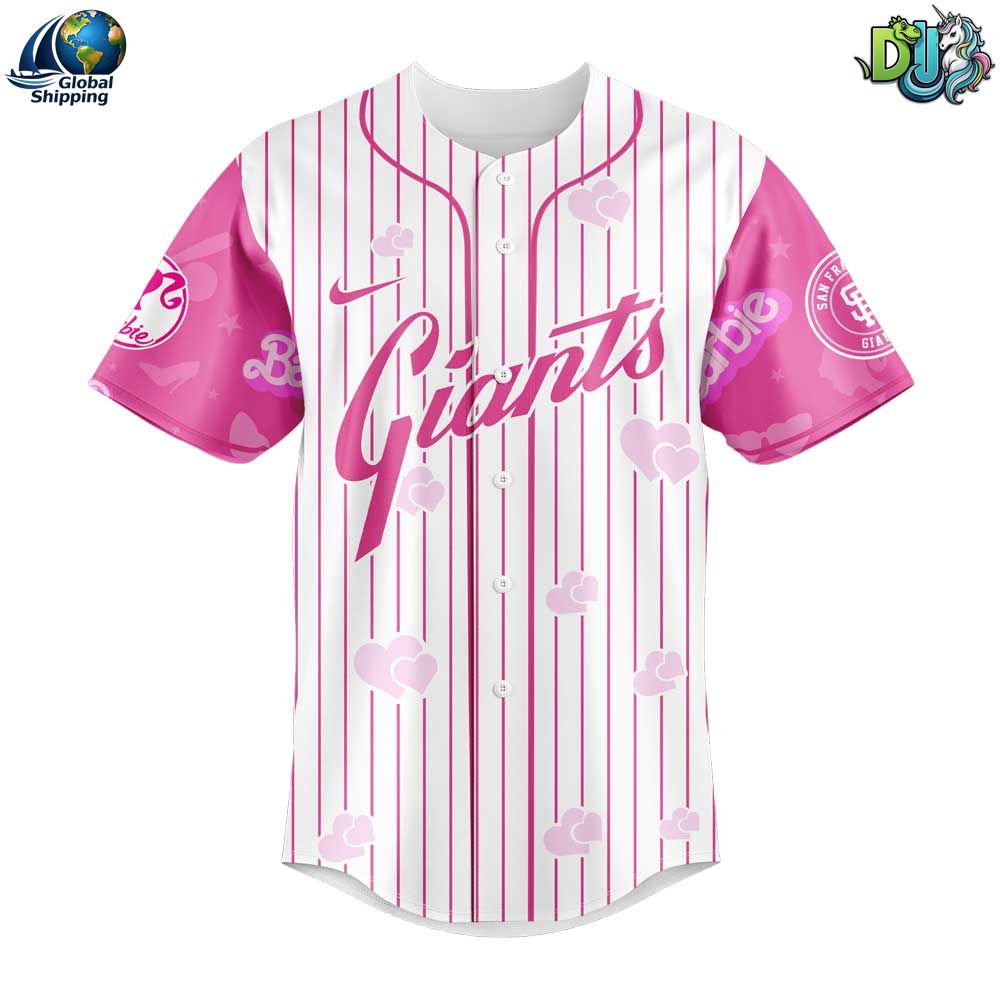 SF Gts x Barbie Baseball Jersey NNA - Image 2