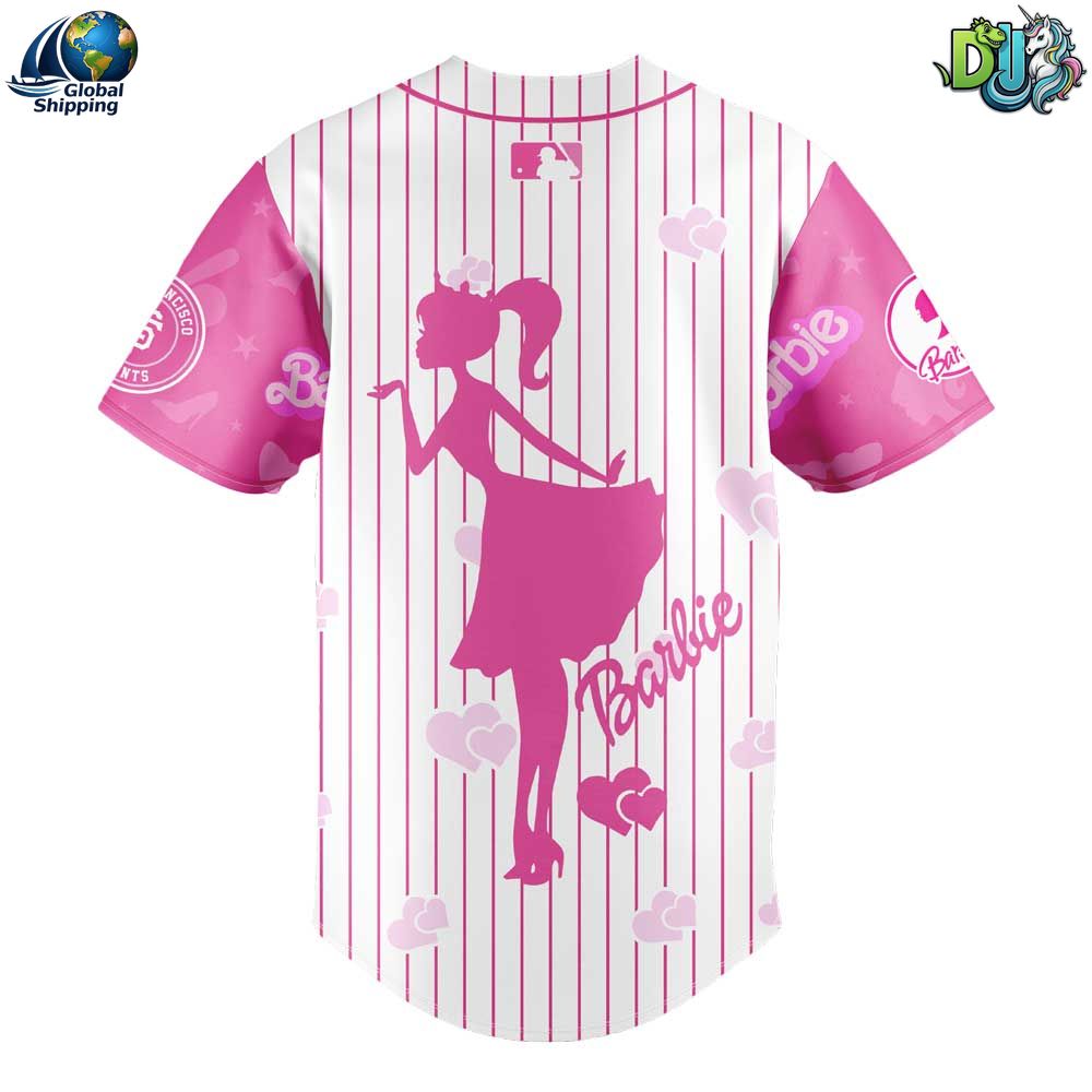 SF Gts x Barbie Baseball Jersey NNA - Image 3