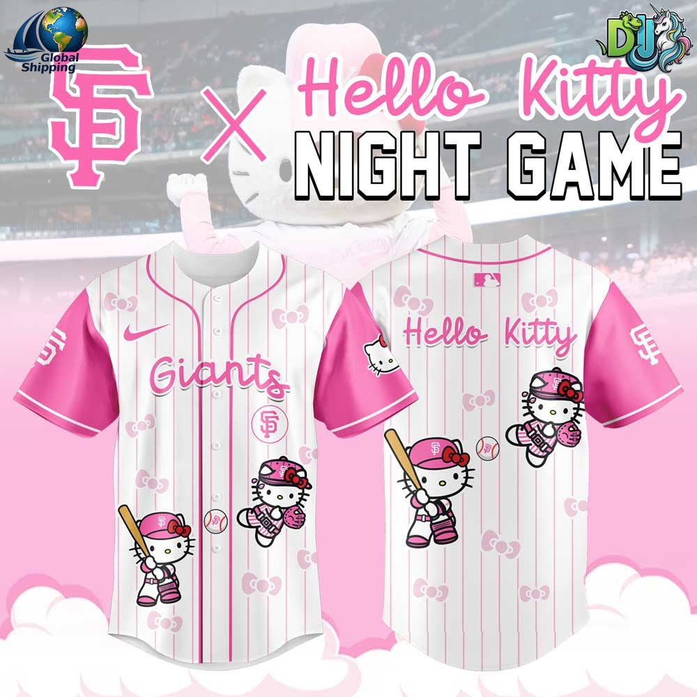 SF Gts x Hello Kitty Pink Baseball Jersey NNA