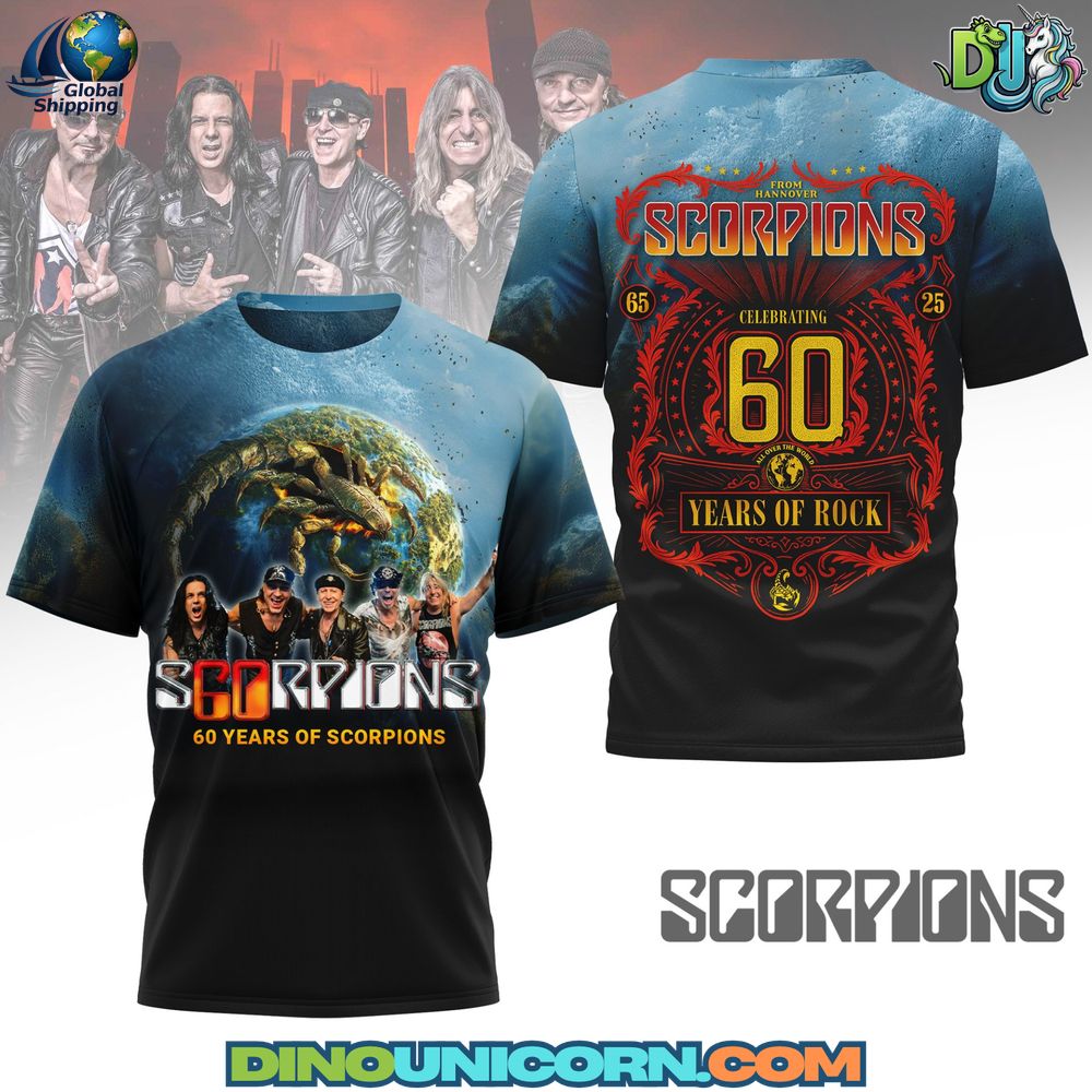 Scorpions Rock Band T-Shirt Hoodie Or Zip-up Hoodie NNA