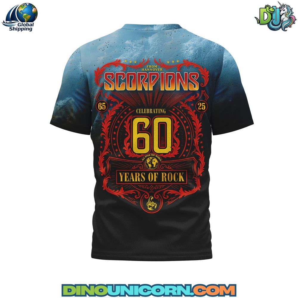 Scorpions Rock Band T-Shirt Hoodie Or Zip-up Hoodie NNA - Image 3