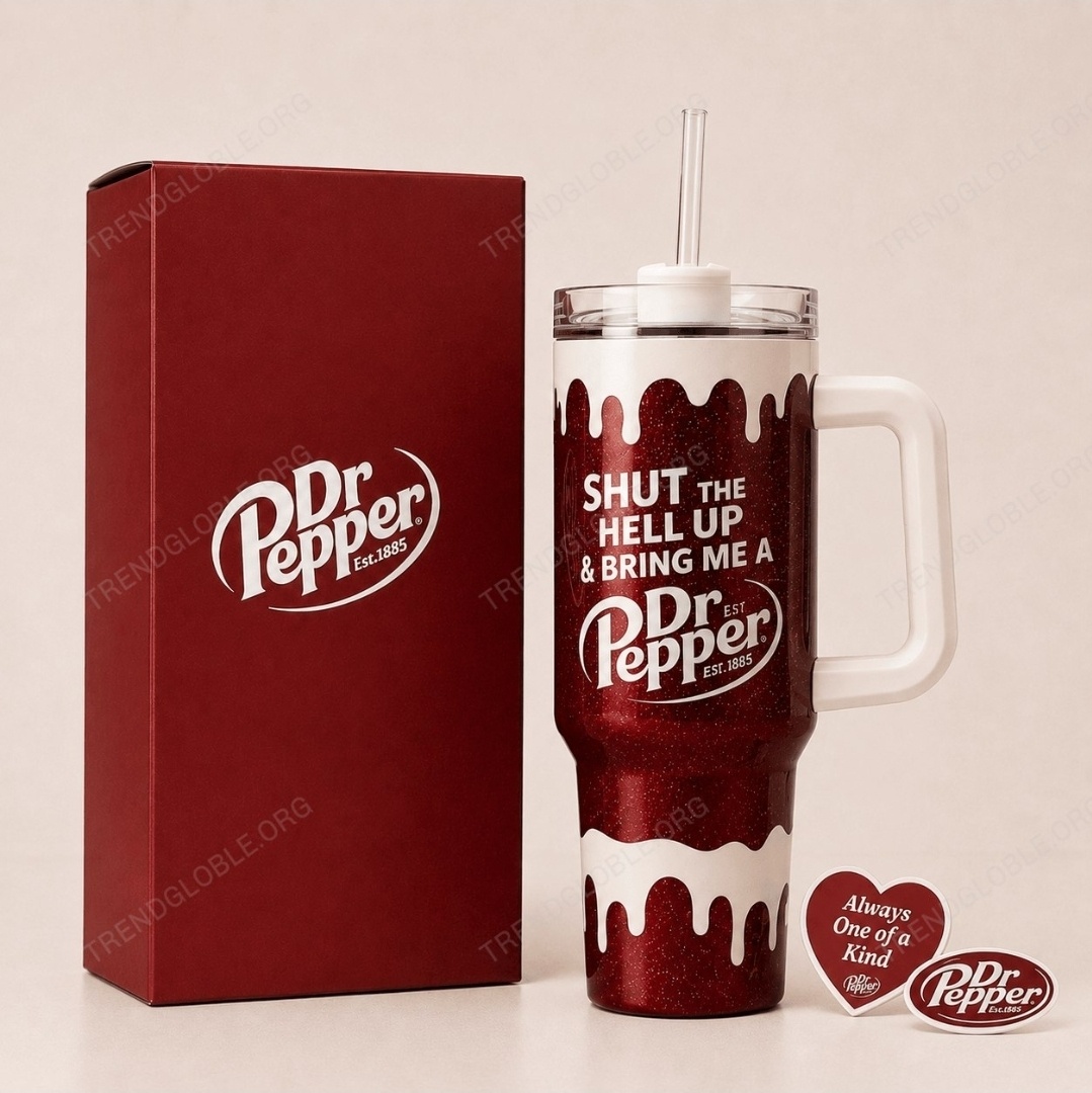 Shut the hell up and bring me a Dr Pepper 40oz Tumbler Horror Movie HG