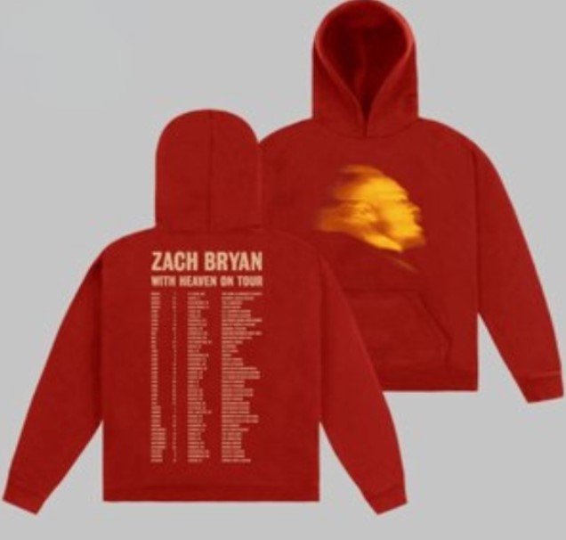 Zach Bryan Merch 2026 With Heaven On Top Exposure Black Hoodie Zach Bryan Tour Merch Best Gifts HG