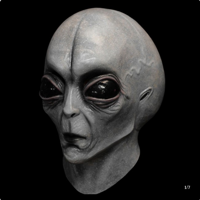 Alien Mask Latex Headgear Halloween Killers Halloween Horror Mask LN