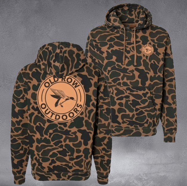 Old Row Hoodie Duck Circle Camo Hoodie Pullover Old Row Apparel Gift for Dad 3D Tshirt Pocketless Hoodie , Sweatshirt Or Zip up Hoodie HG