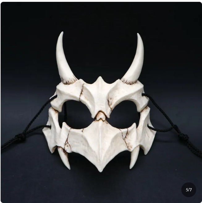 Yasha Mask Halloween Horror Mask Japan LN