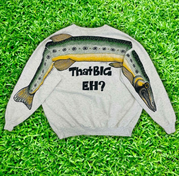 Ask Me How Big It Was Sweatshirt Fish That Big Eh Sweatshirt It Was This Big Fish Merch  3D Tshirt Pocketless Hoodie , Sweatshirt Or Zip up Hoodie HG