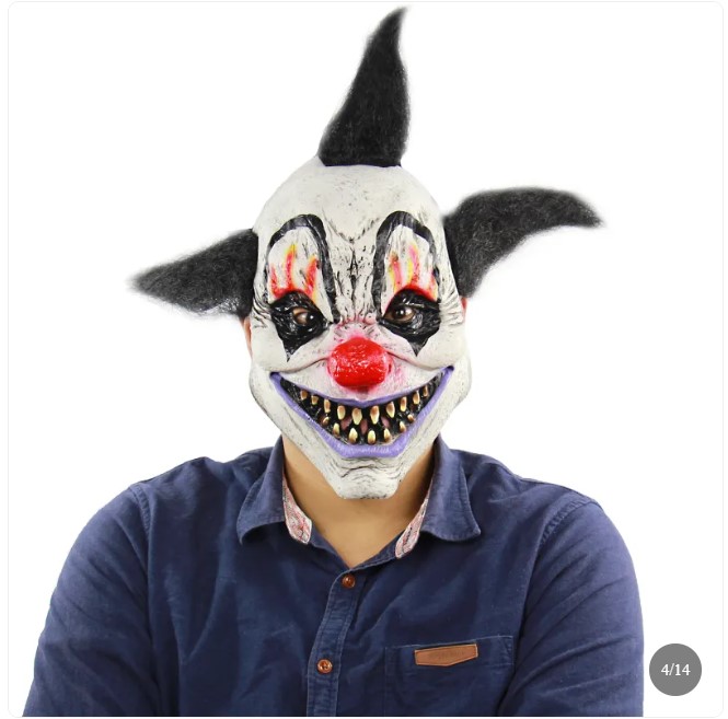 Zomebie IT Penyswise Halloween Horror Mask LN
