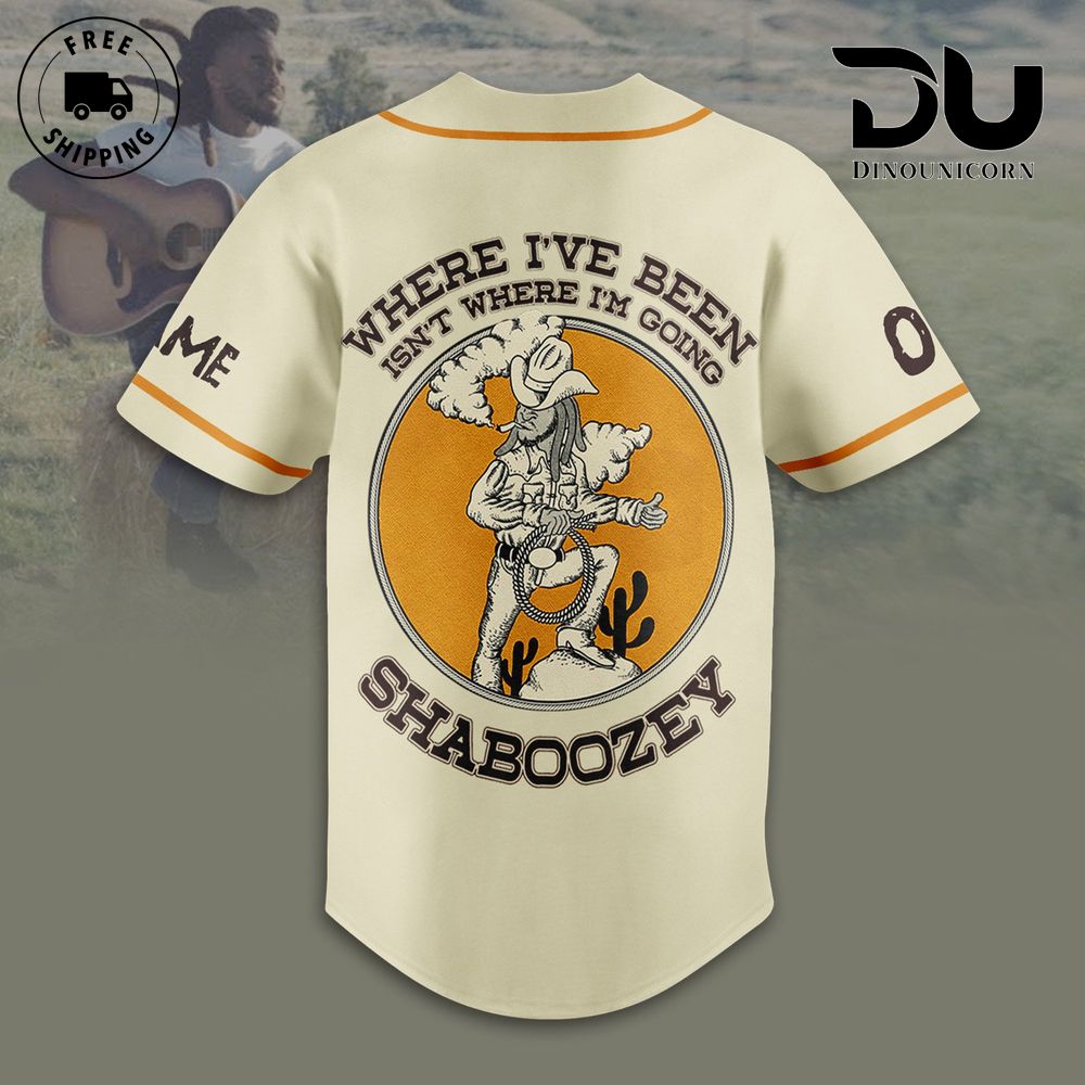 Shaboozey – Where I’ve Been Isn’t Where I’m Going Baseball Jersey NNA Shirt - Image 3