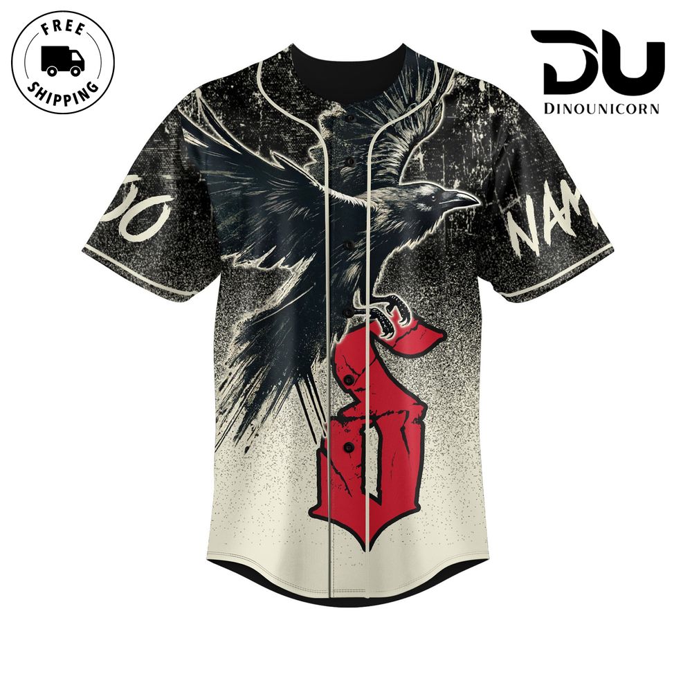 Shinedown – Monsters Baseball Jersey NNA Shirt - Image 3