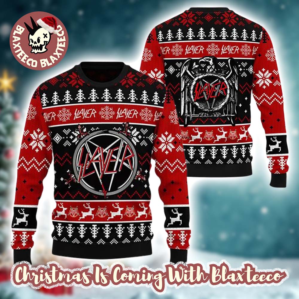 Slayer Christmas Ugly Sweater HG