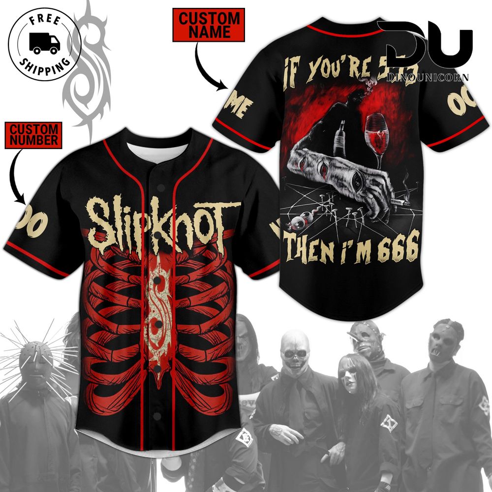 Slipknot Baseball Jersey NNA Shirt