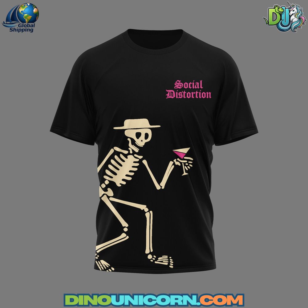 Social Distortion 2026 Tour T-Shirt Hoodie Or Zip-up Hoodie NNA - Image 2