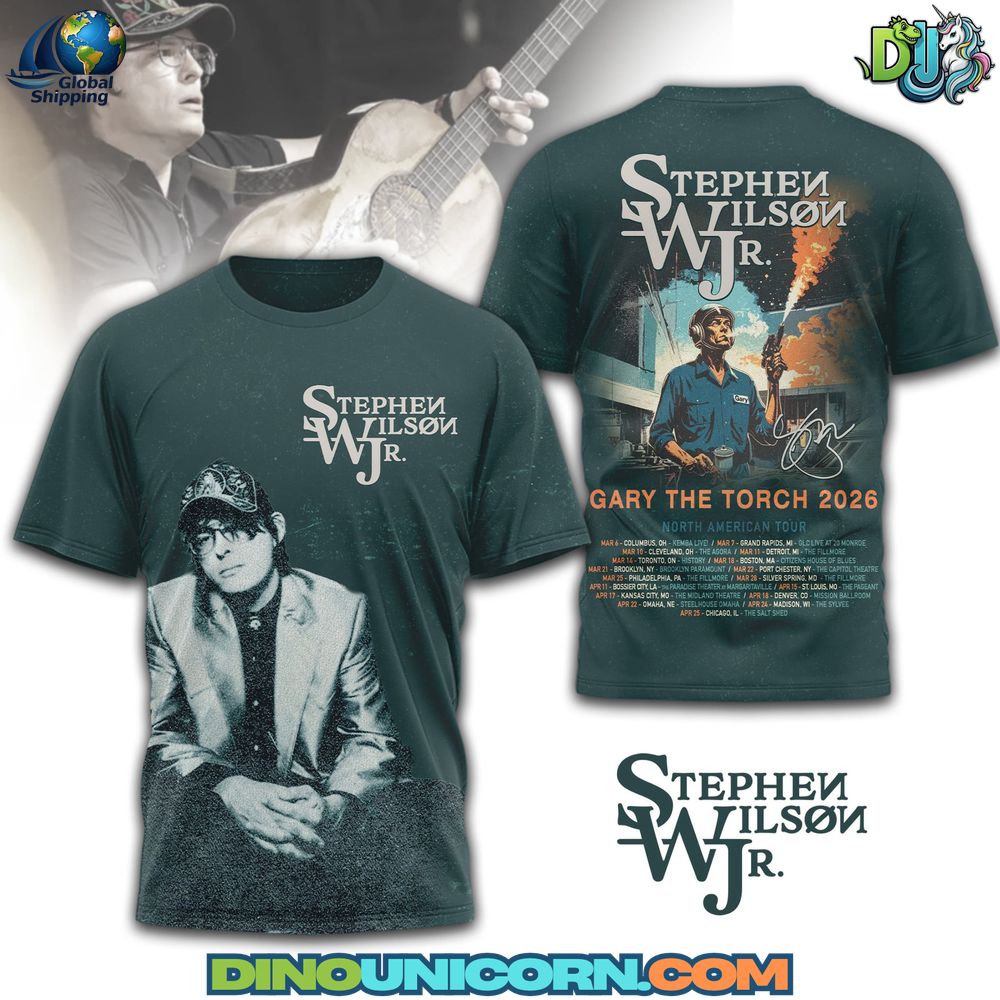 Stephen Wilson Jr. Gary The Torch Tour 2026 T-Shirt Hoodie Or Zip-up Hoodie NNA