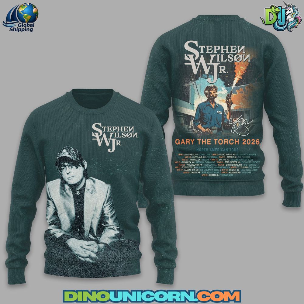 Stephen Wilson Jr. Gary The Torch Tour 2026 T-Shirt Hoodie Or Zip-up Hoodie NNA - Image 3