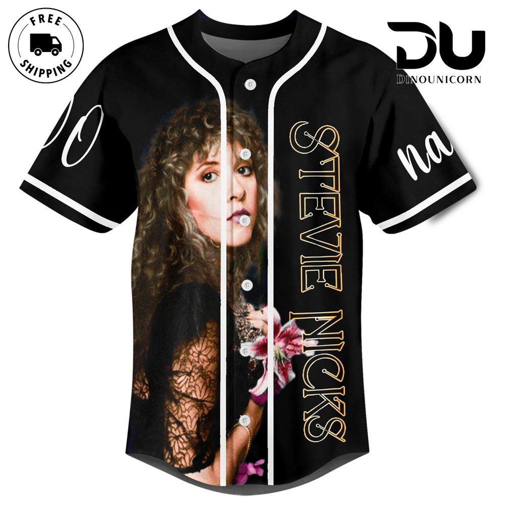 Stevie Nicks Tour Baseball Jersey NNA Shirt - Image 2