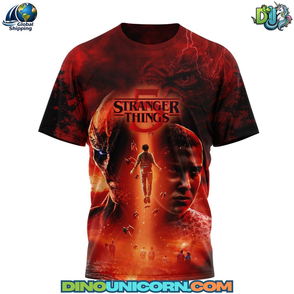 Stranger Things 5 T-Shirt Hoodie Or Zip-up Hoodie NNA - Image 2