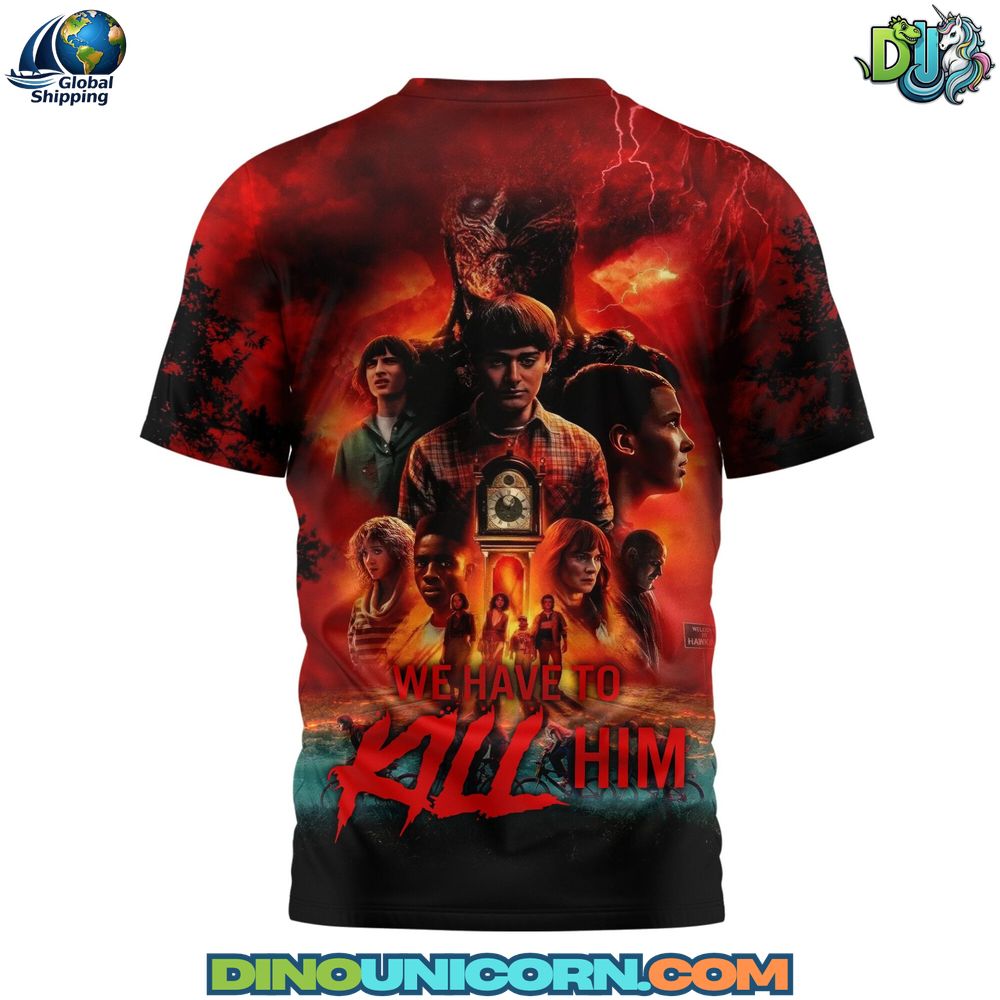 Stranger Things 5 T-Shirt Hoodie Or Zip-up Hoodie NNA - Image 3