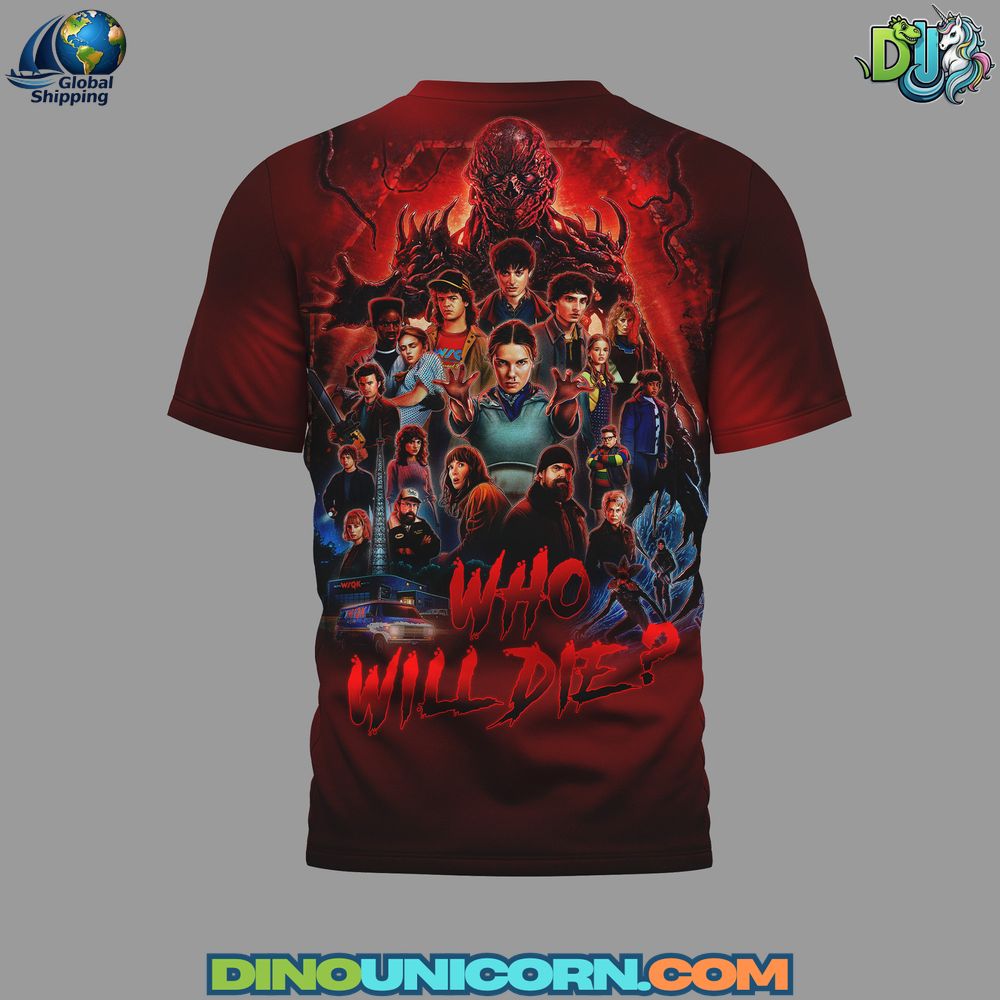 Stranger Things 5 T-Shirt Hoodie Or Zip-up Hoodie NNA - Image 3