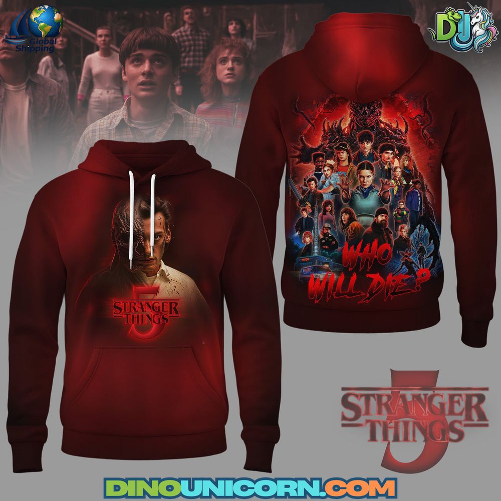 Stranger Things 5 T-Shirt Hoodie Or Zip-up Hoodie NNA - Image 4