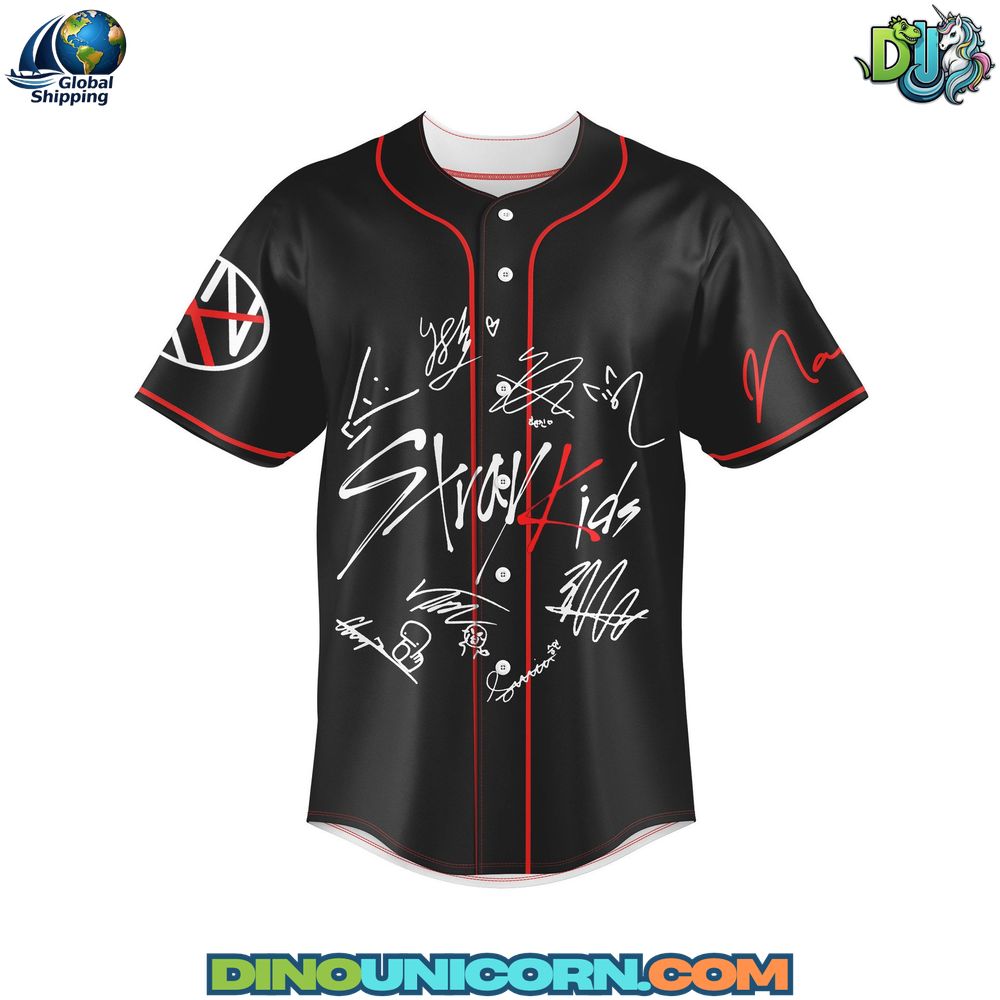Stray Kids ATE World Tour Baseball Jersey NNA - Image 2
