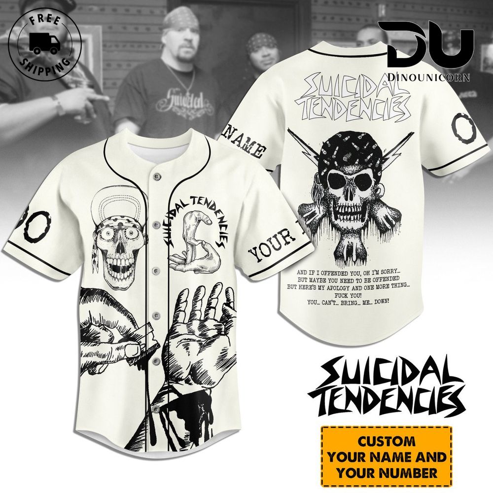 Suicidal Tendencies Baseball Jersey NNA