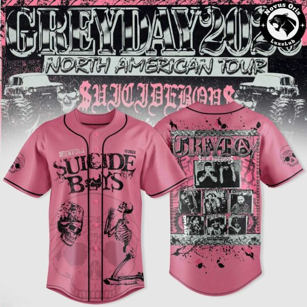 Suicideboys Grey Day Tour 2026 North American Baseball Jersey HG