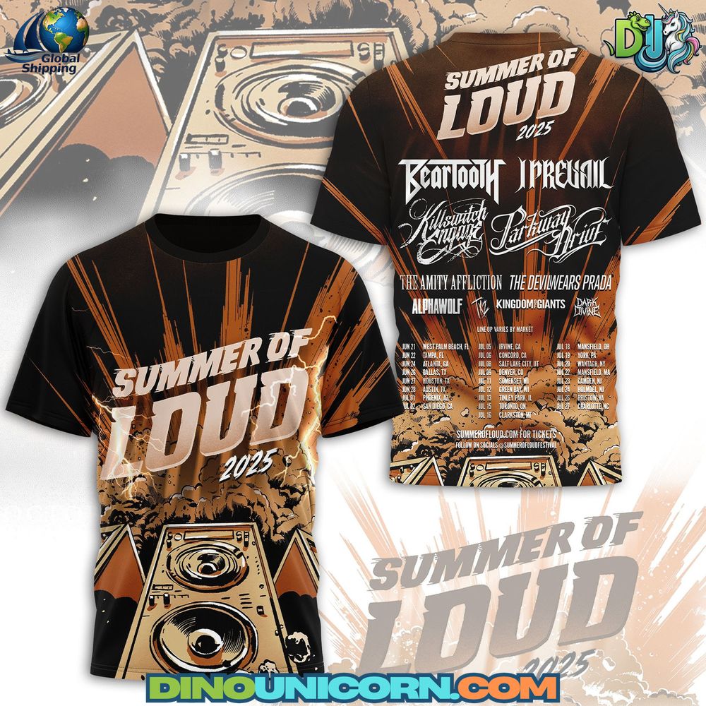 Summer of Loud 2025 T-Shirt Hoodie Or Zip-up Hoodie NNA