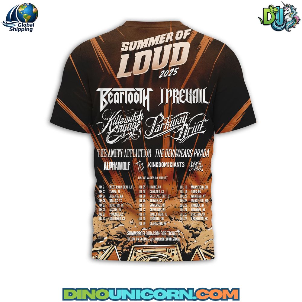 Summer of Loud 2025 T-Shirt Hoodie Or Zip-up Hoodie NNA - Image 2