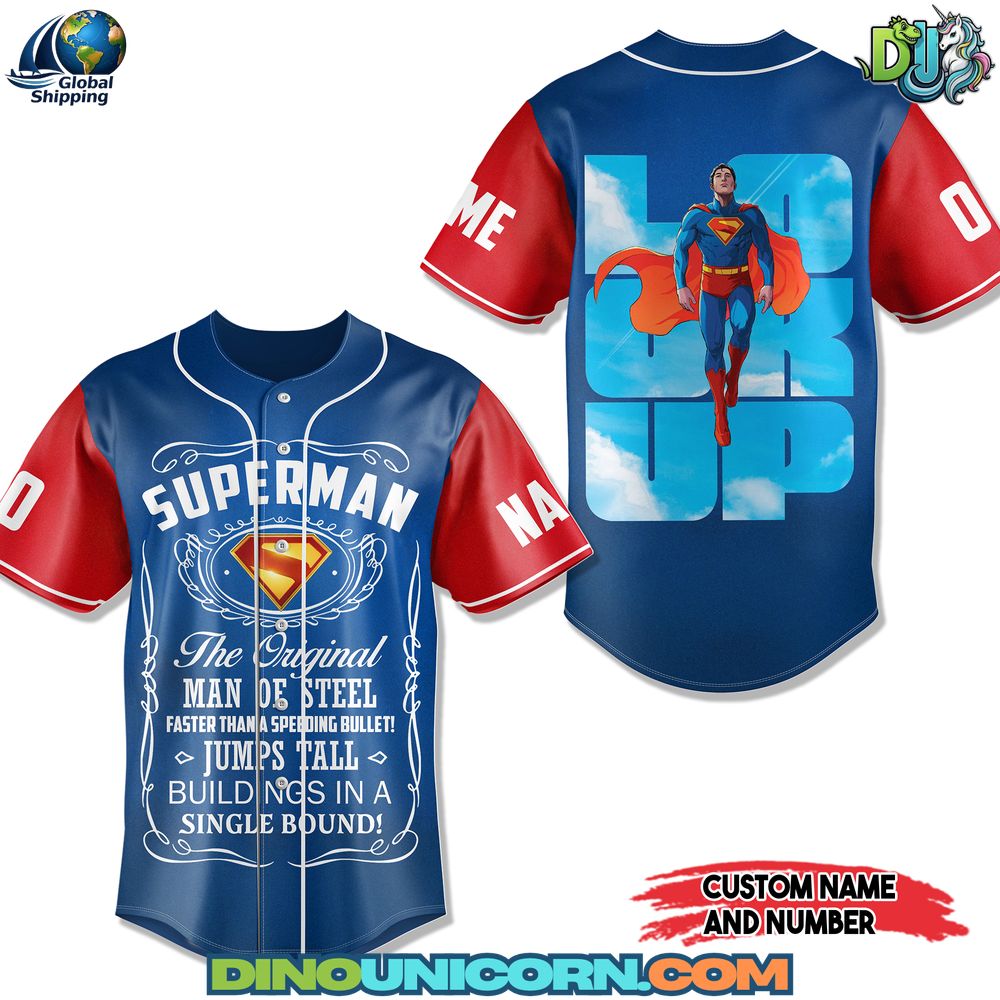 Superman Baseball Jersey NNA - Image 2