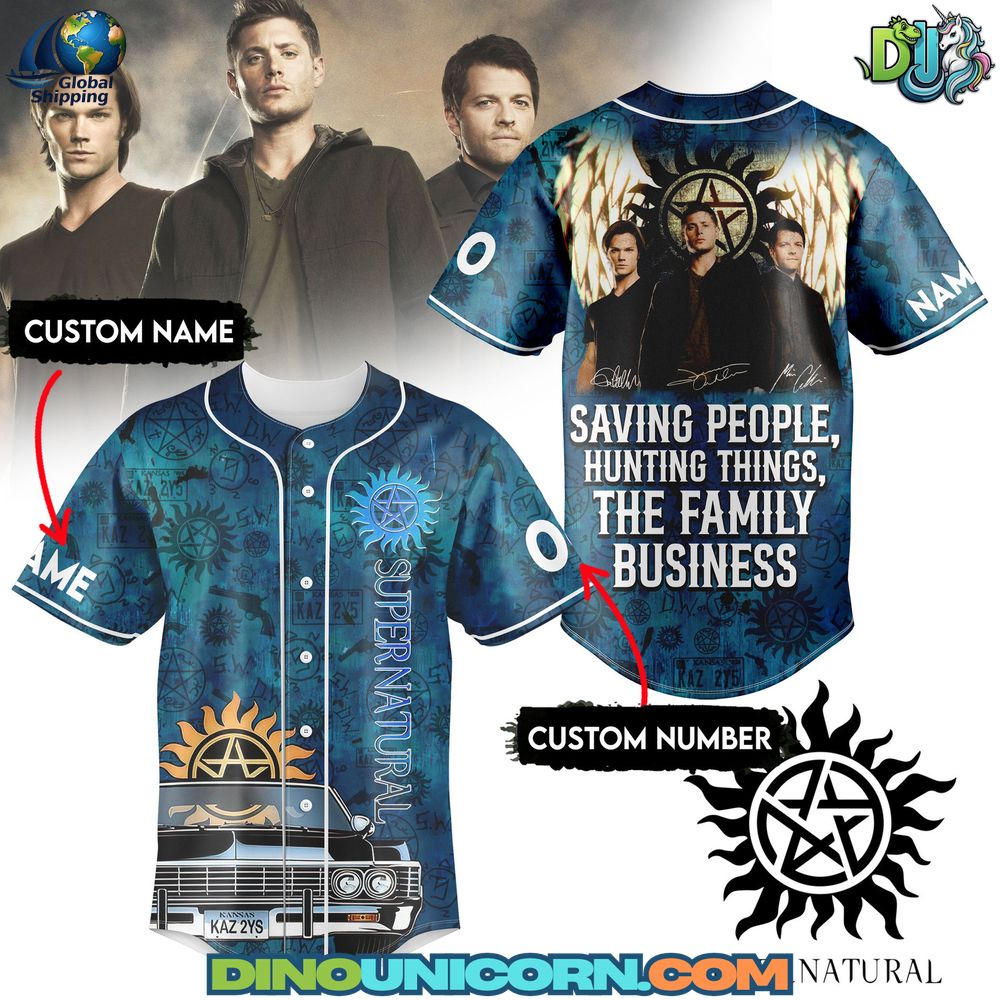 Supernatural Baseball Jersey NNA